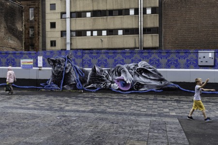 Glasgow Cats - mural